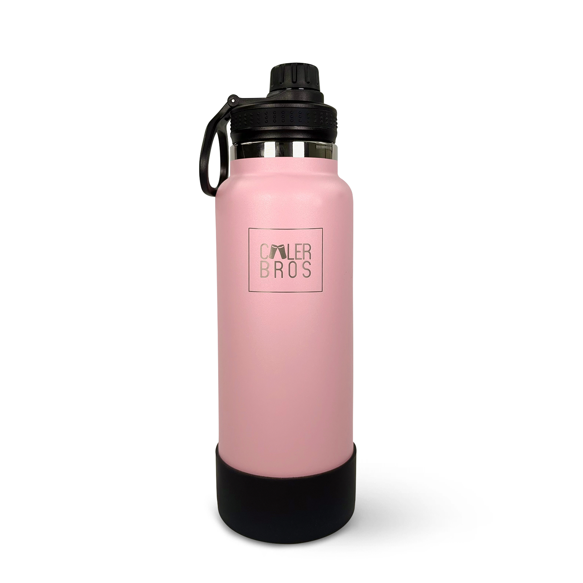 Water Bottle 40oz CoolerBros - Rosado, Láser/Diseño